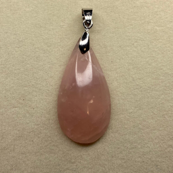 Pendentif Quartz Rose 2