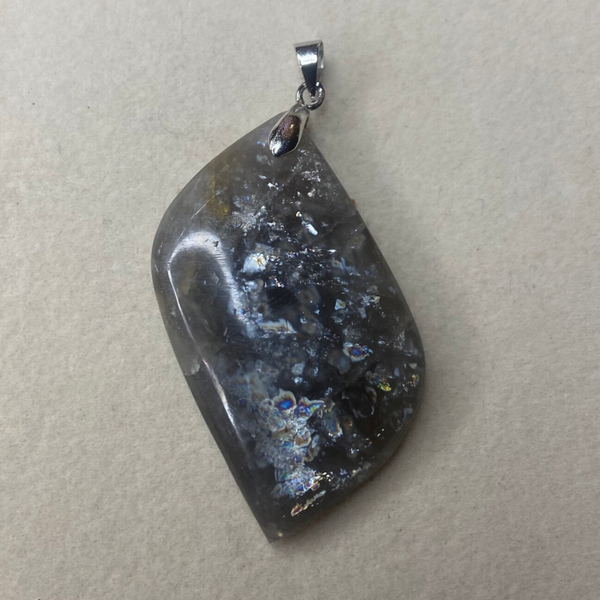Pendentif Pierre de Lune Noire 4