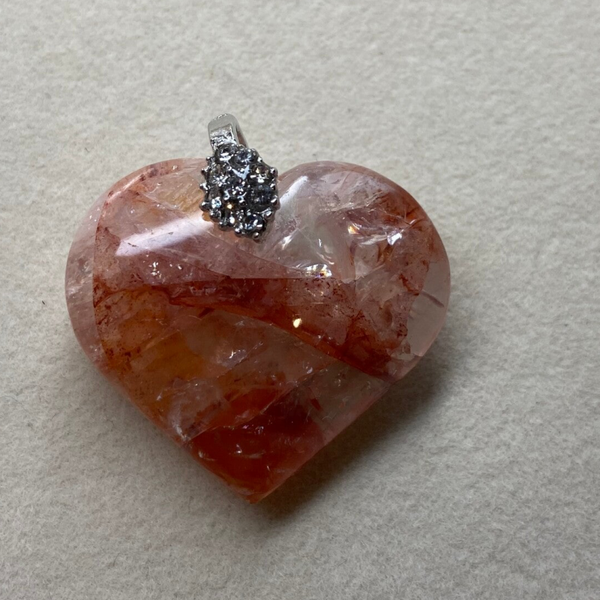 Pendentif Quartz Hématoïde