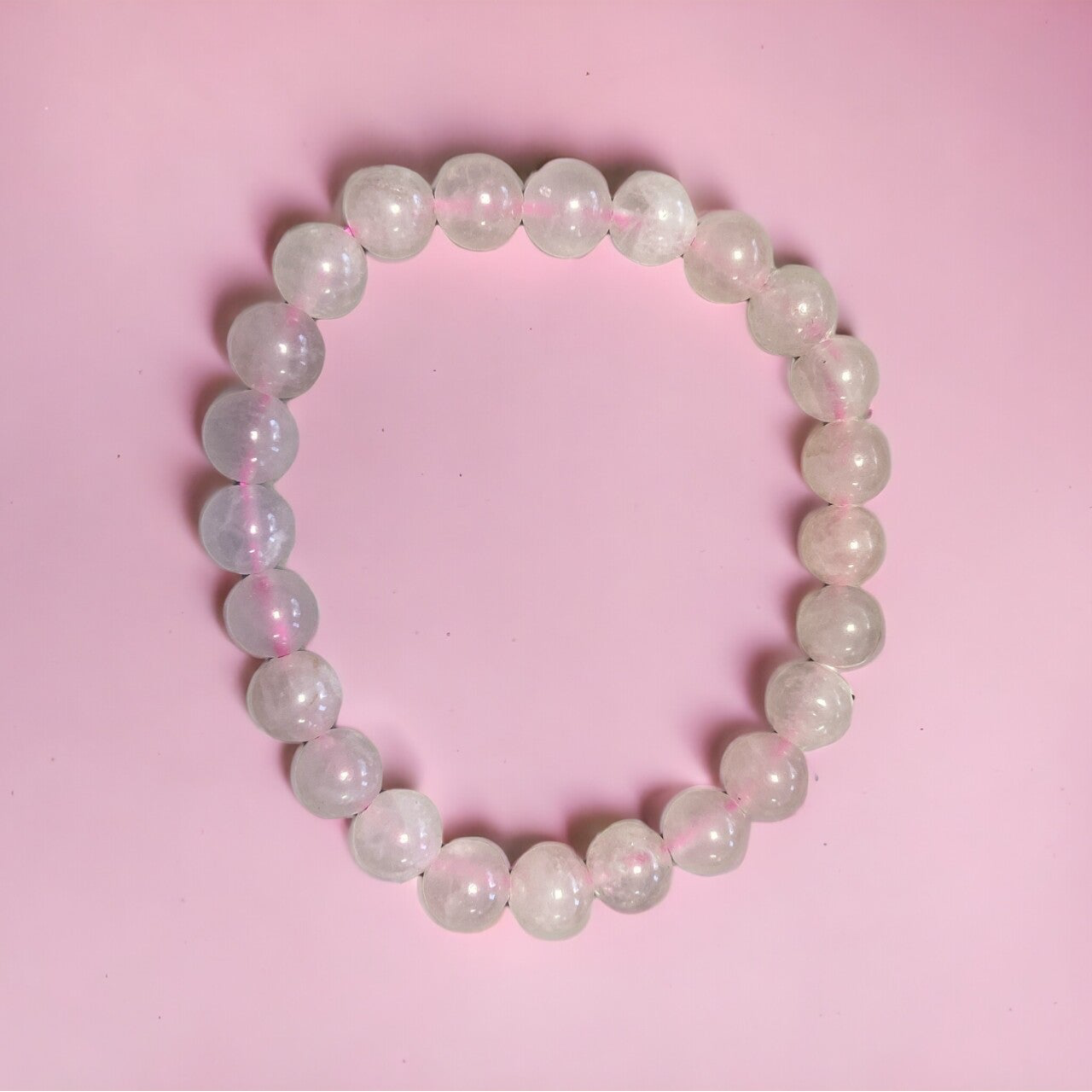 Bracelet Quartz Rose 8mm