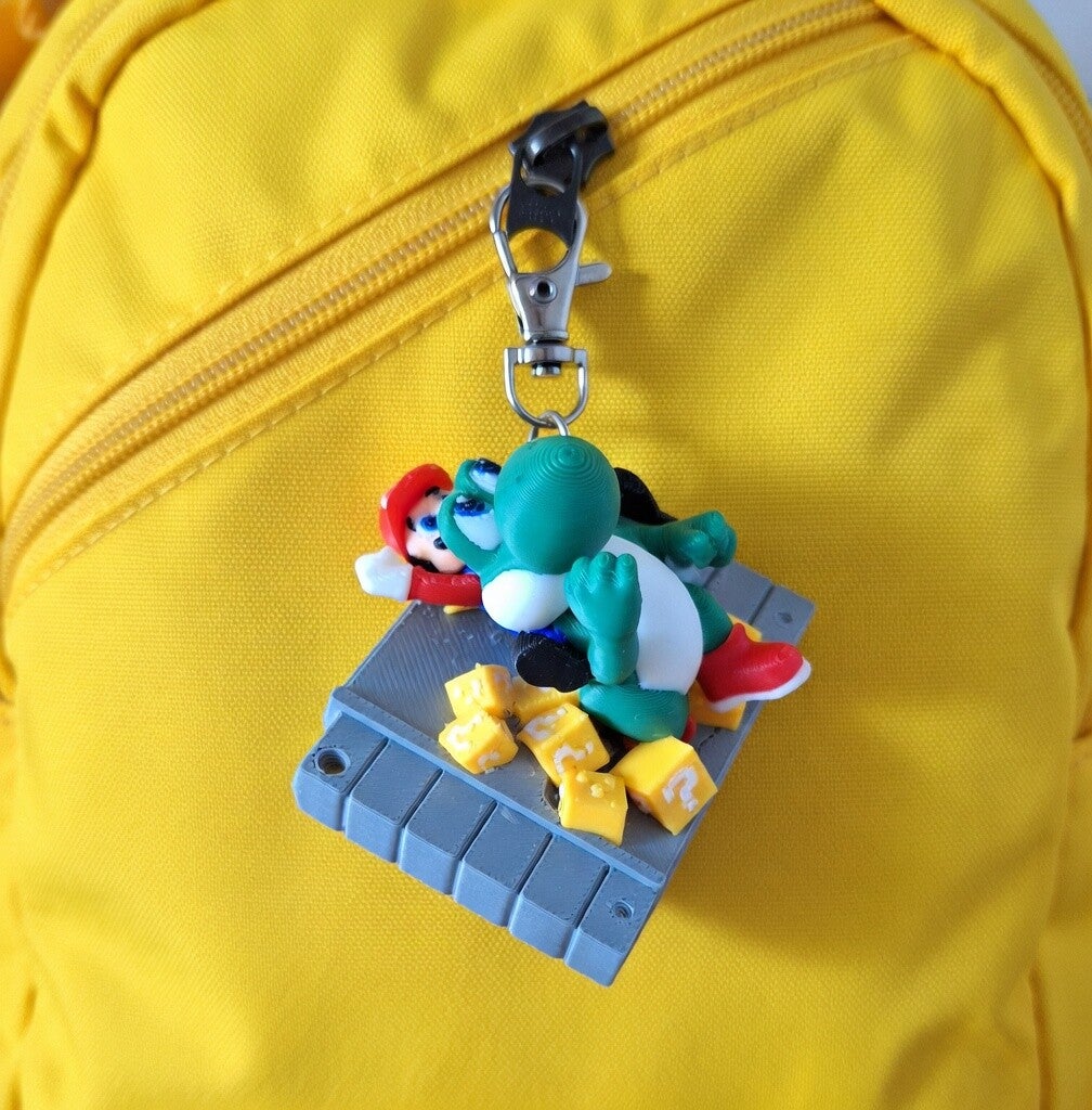 Sleutelhanger Mario & Yoshi