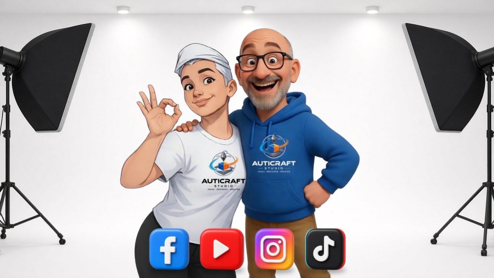 Marco en Vincenza van AutiCraft Studio