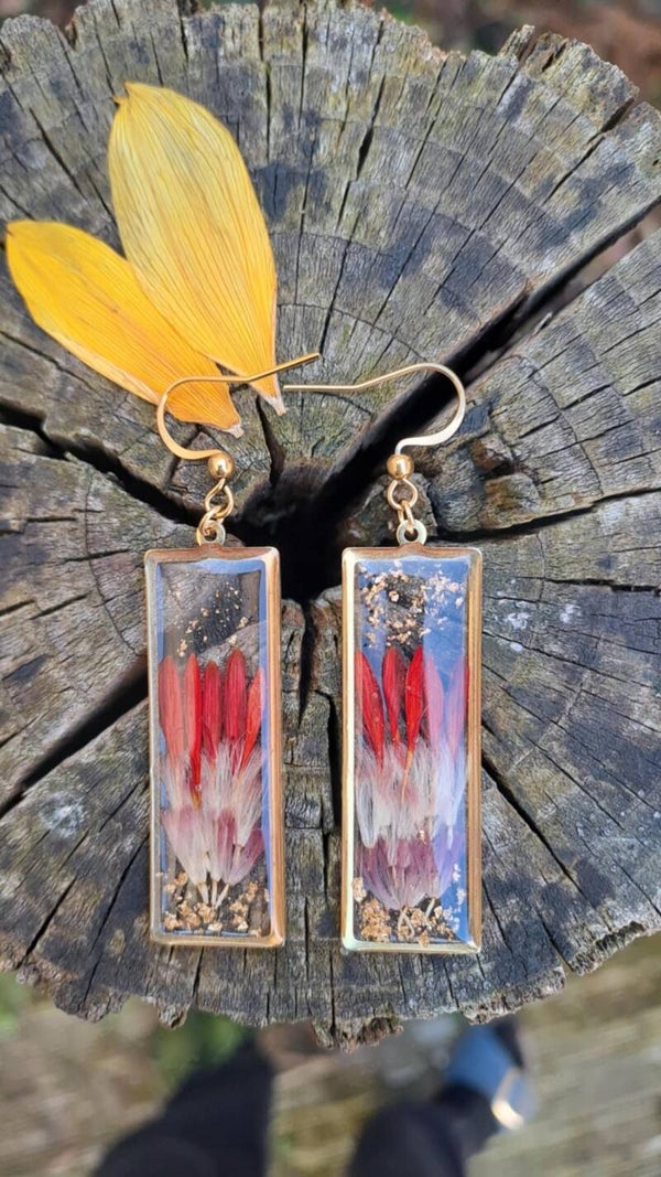 Boucles d'oreilles dorées- Acier inoxydable