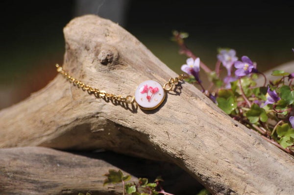 Bracelet médaillon chaine dorée