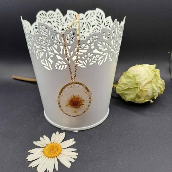 Collier fleur de Marguerite