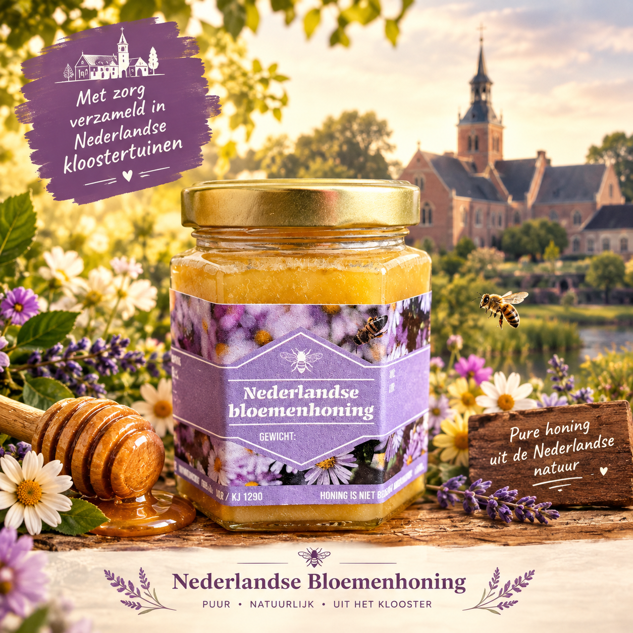 Rauwe Zomer Honing t' Goud van de Kloostertuun