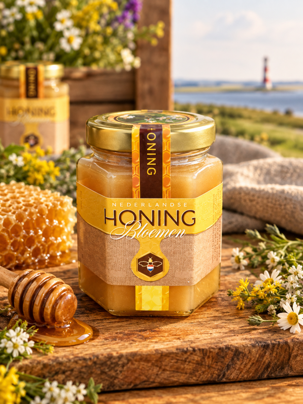 "Mien Toentje - Zummerzuit" rauwe honing  (250 gr)