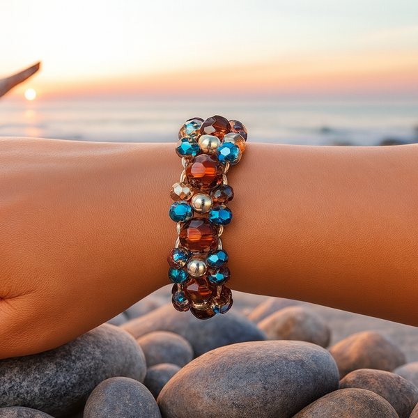Sunset Glow Bracelet – Sparkle Inspired by the Sea-FREE SHIPPING
