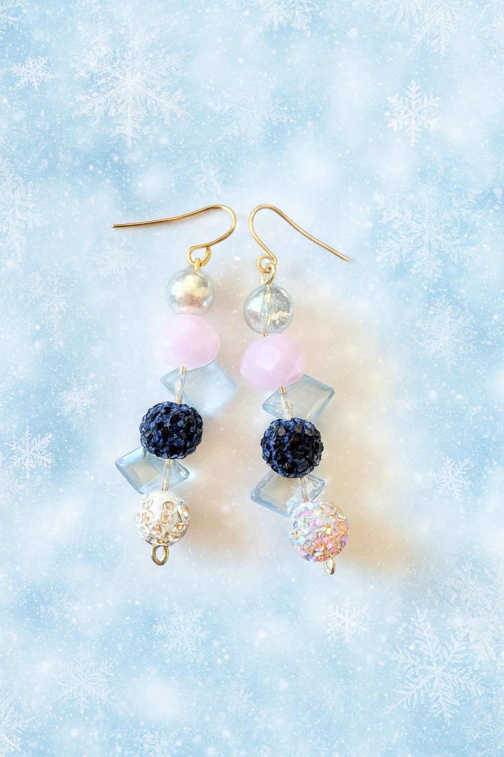 Frosted Winter Sparkle Earrings