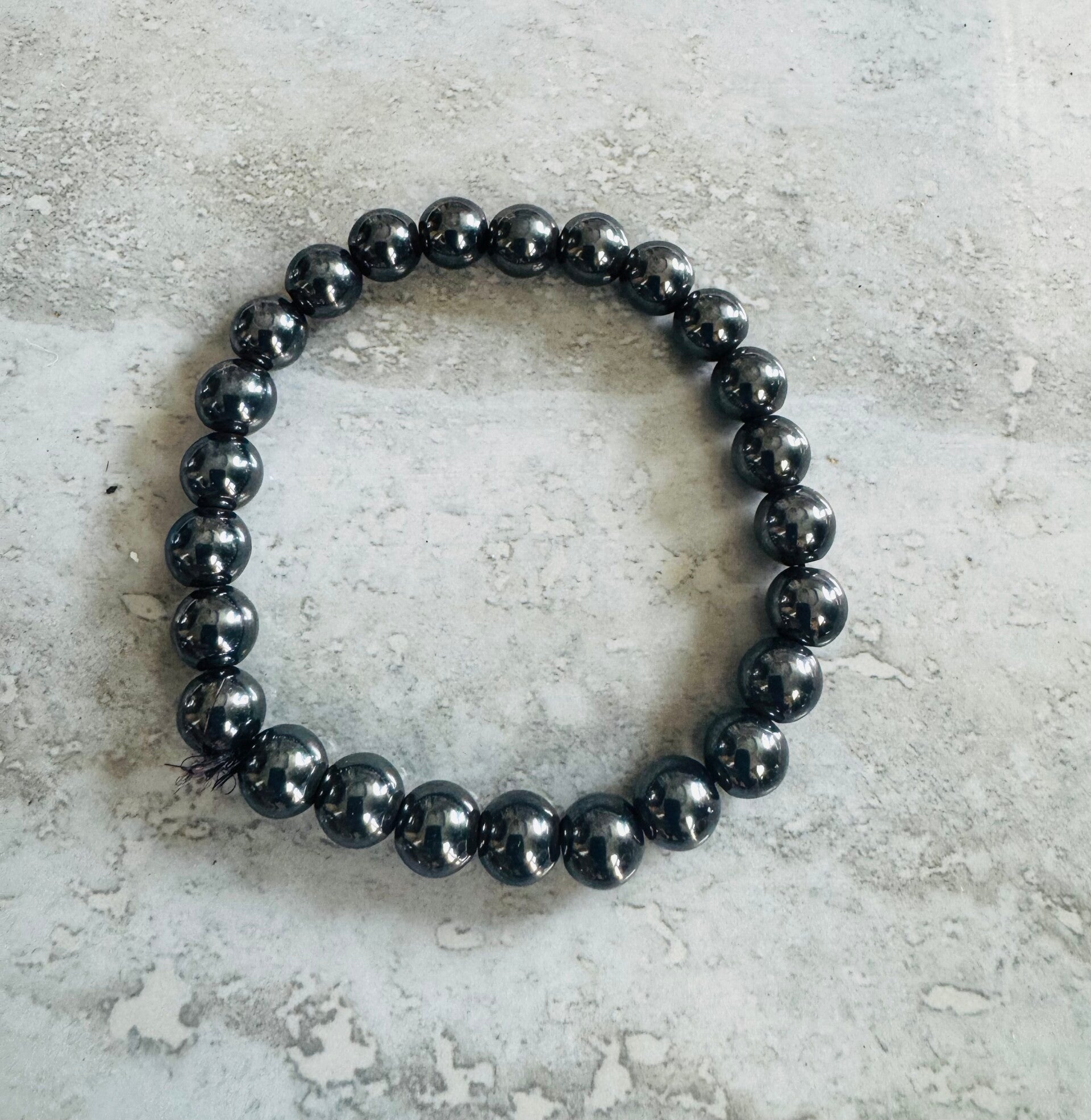 Polished Hematite Power Bracelet
