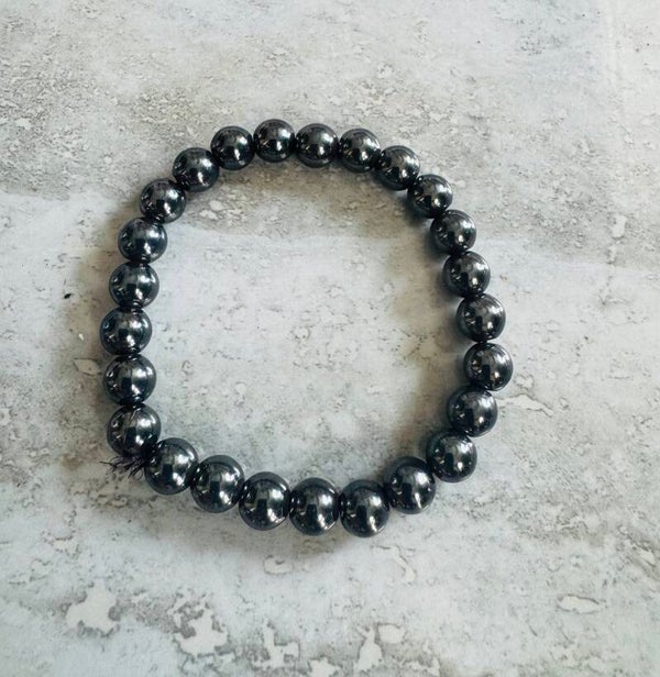 Polished Hematite Power Bracelet