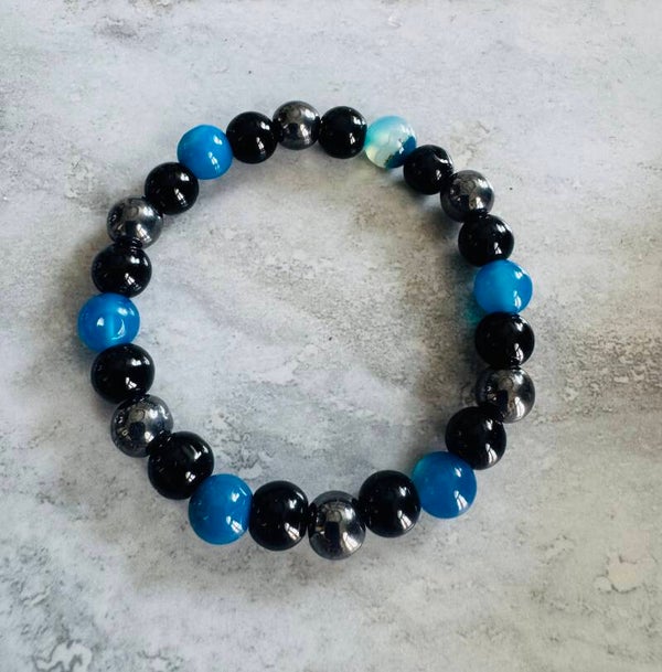Ocean Depths Beaded Bracelet