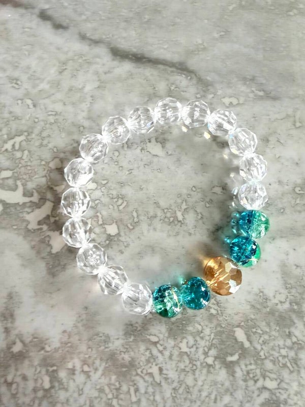 Ocean Glow Crystal Bracelet