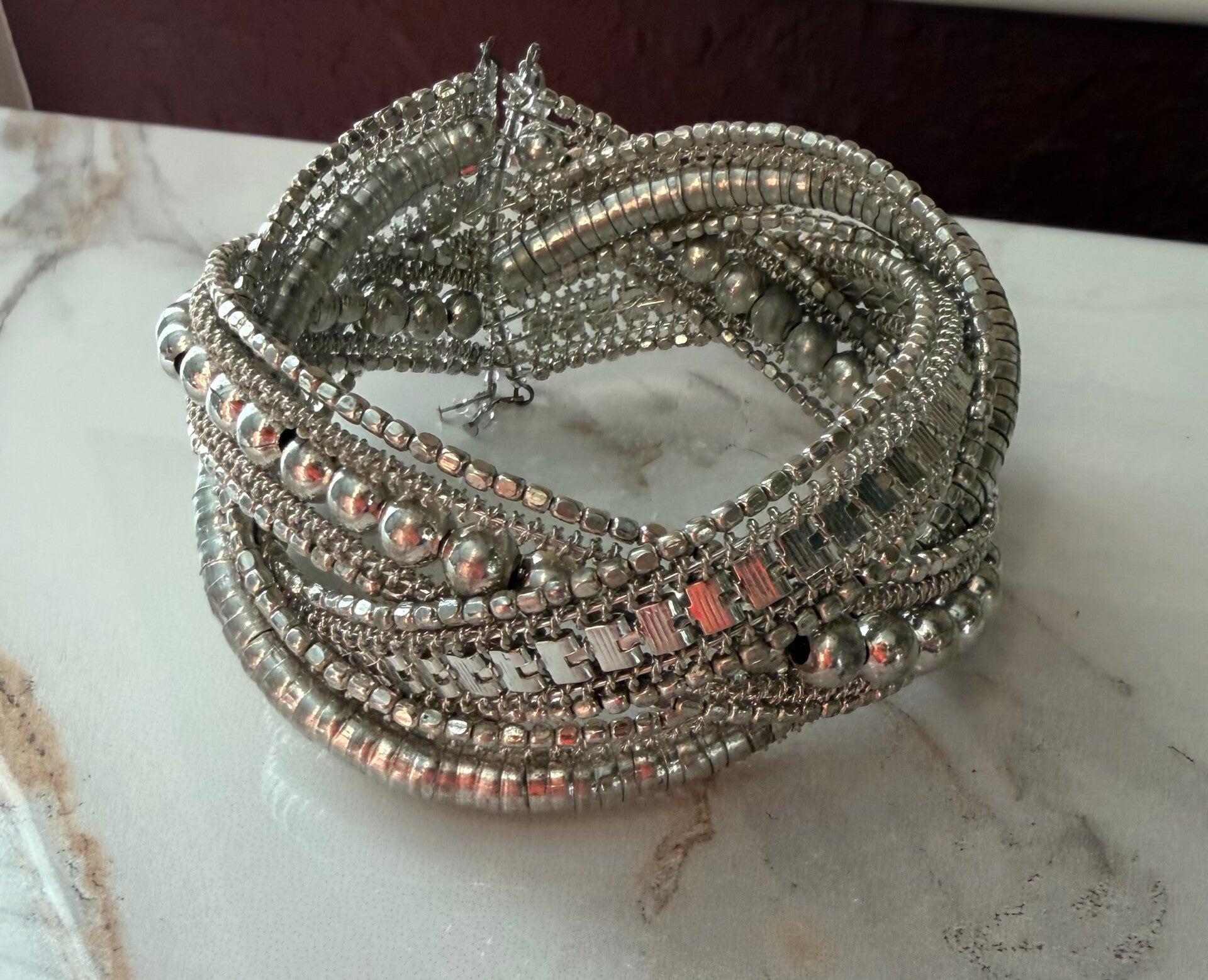Silver Cascade Bracelet