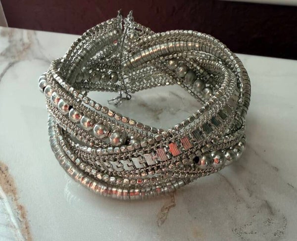 Silver Cascade Bracelet