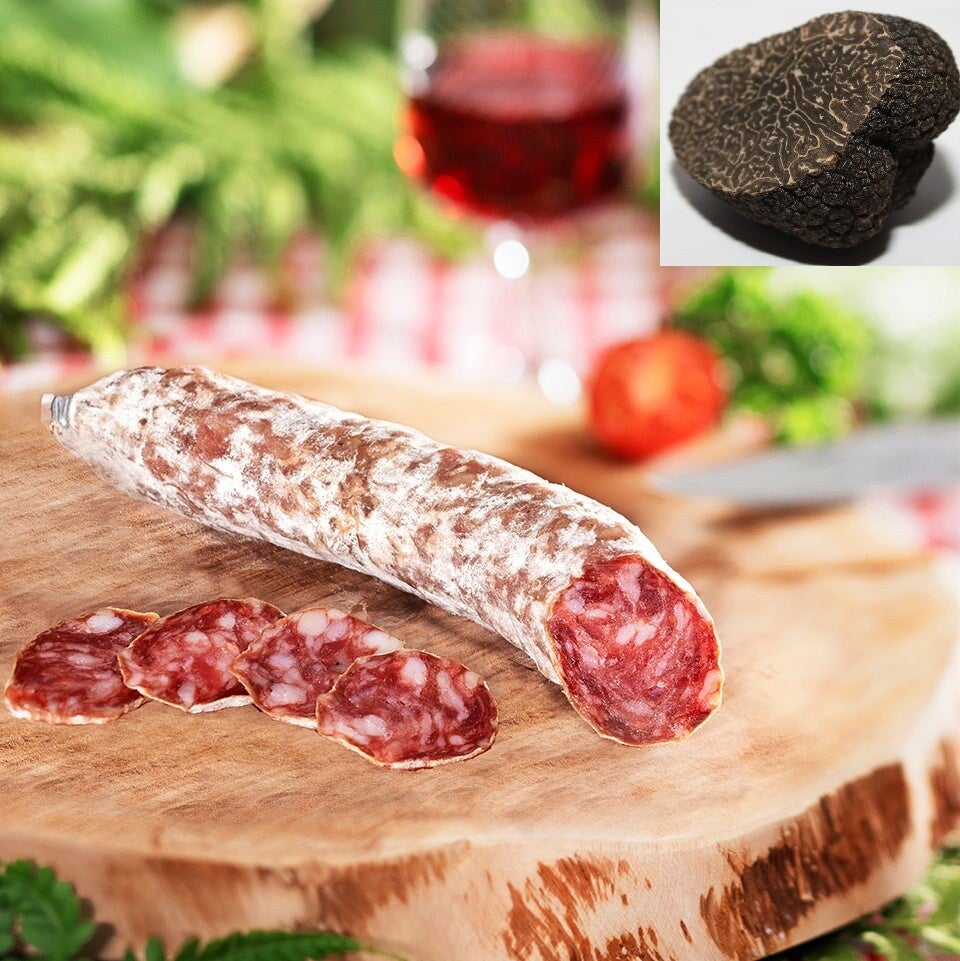Saucissons secs d'Auvergne aux Truffes