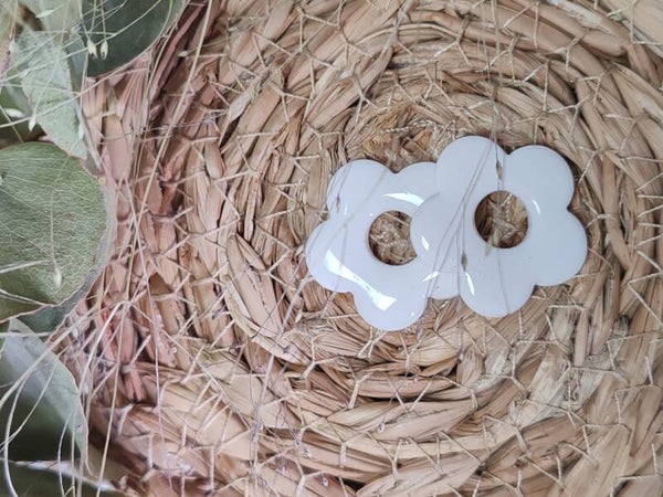 Pampilles pâte polymère blanche