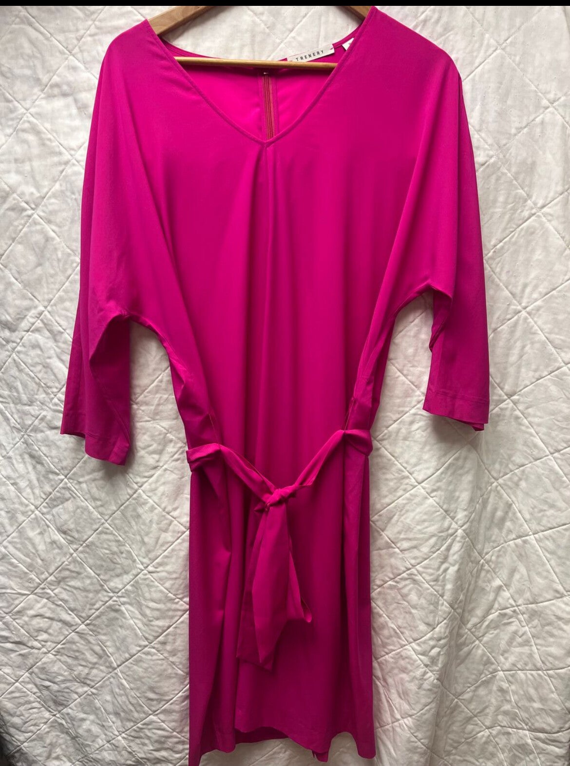 Trenery belted silk dress