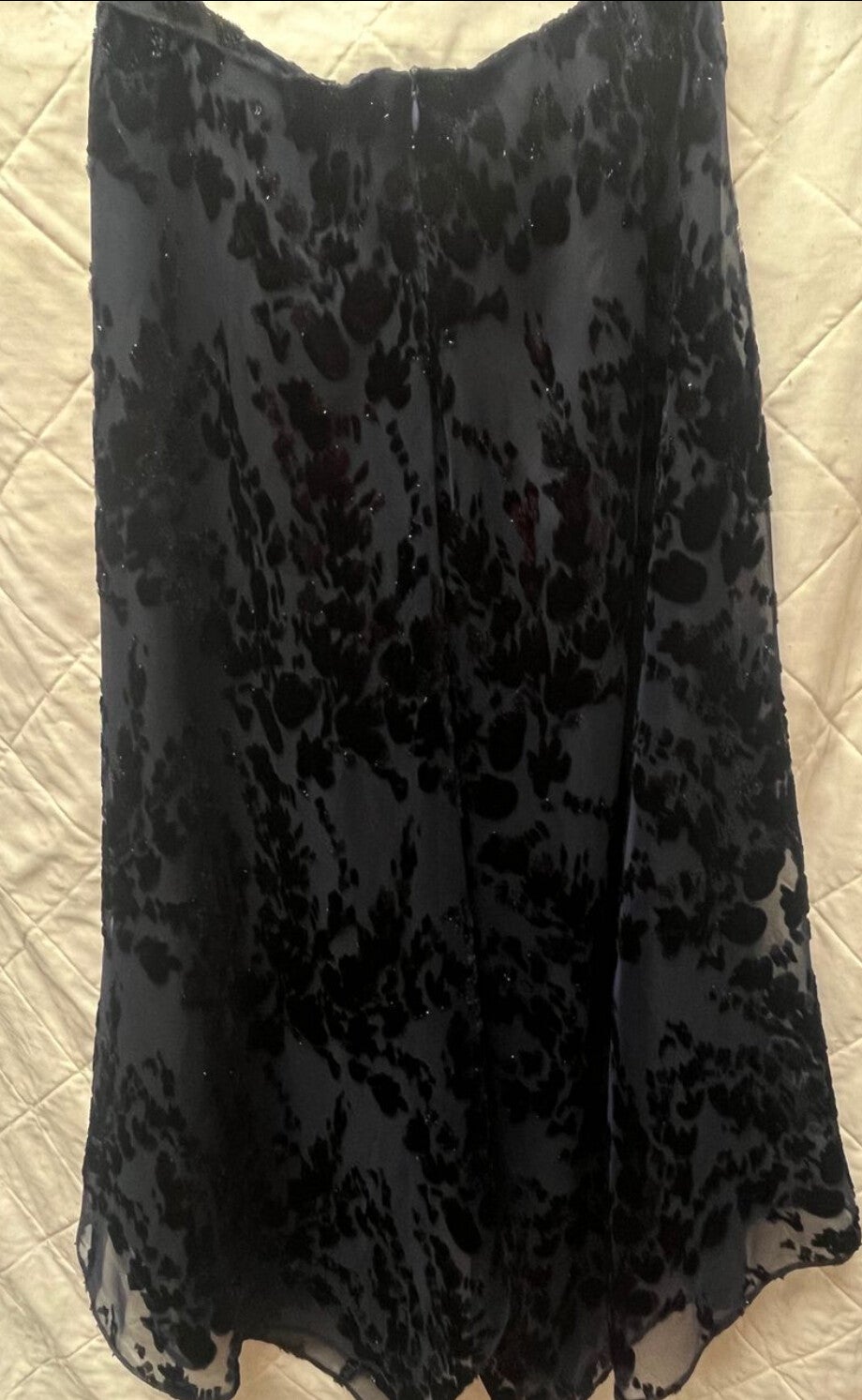 Maurice Mihotich shimmery butterfly skirt