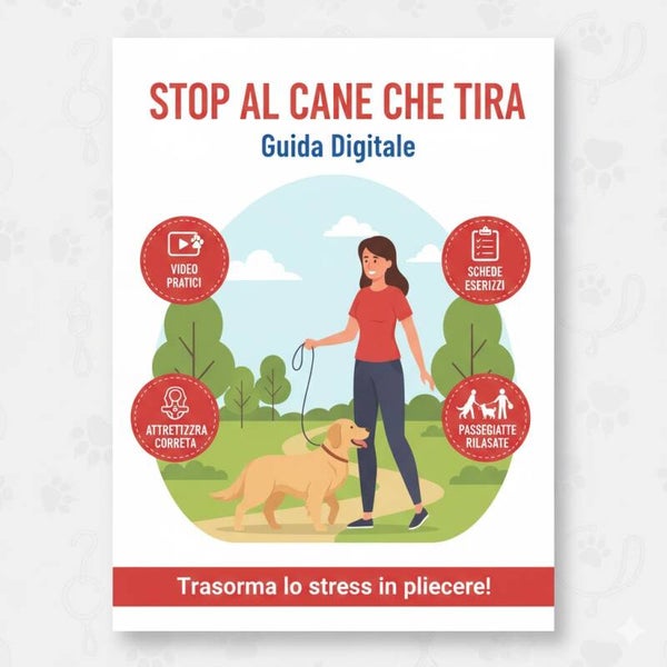 cane tira al guinzaglio digitale