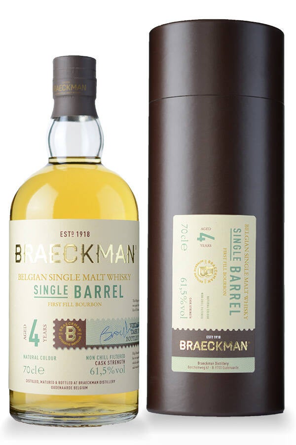 Braeckman Oudenaarde Single Malt - Single Barrel - 4 Years