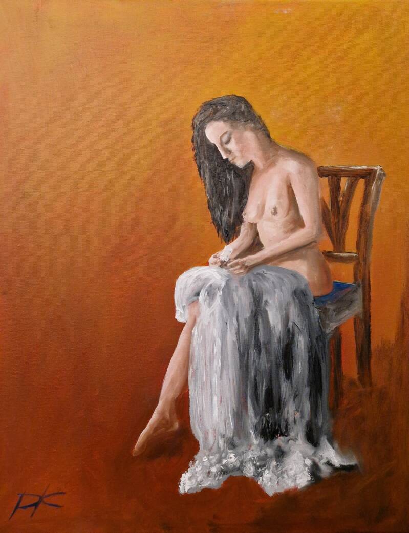 'tailor 2-2' olie op canvas 50*40