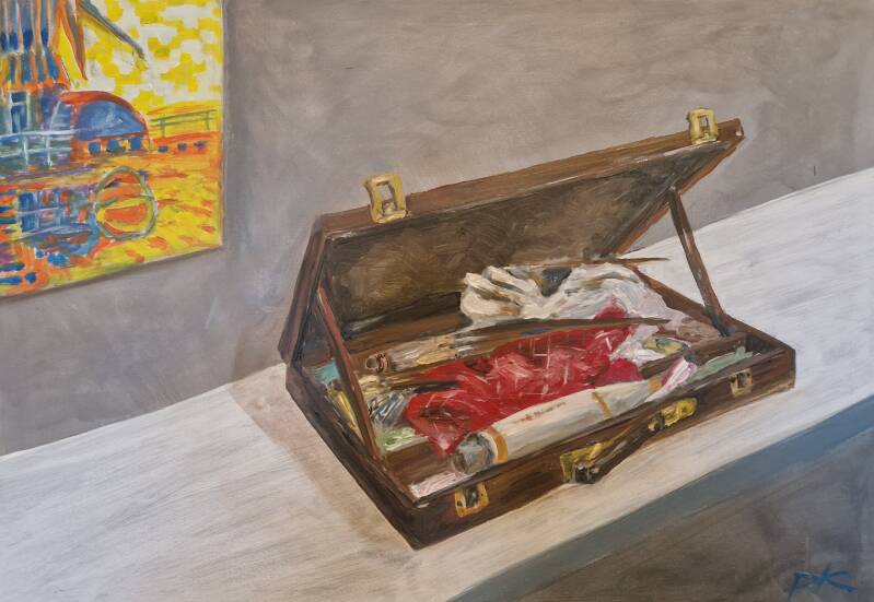 travel 2-2' acryl op canvas 70*50
