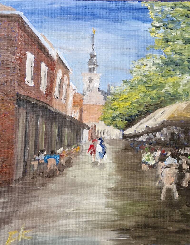 'Veere 1-2' olie op canvas 24*30