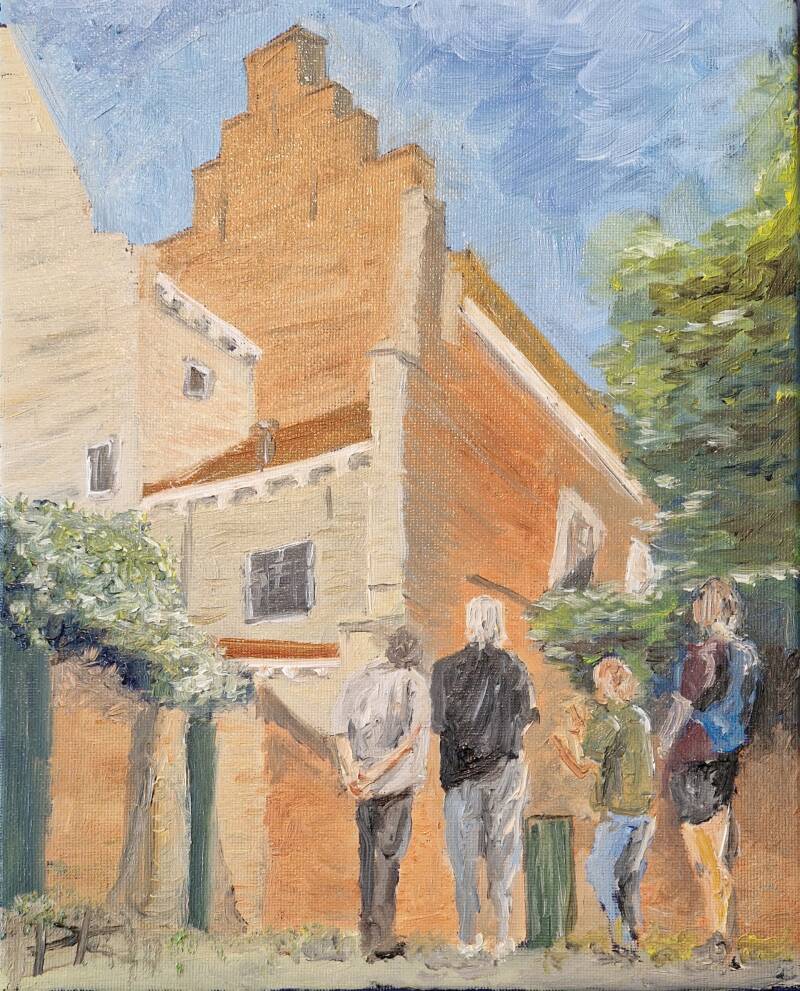 'Kuiperspoort' olie op canvas 24*30