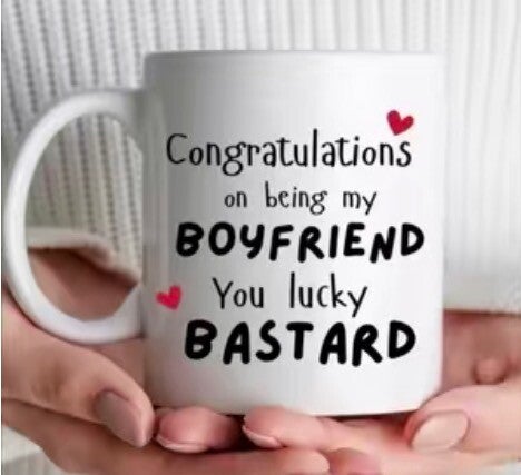 Lucky bastard mug