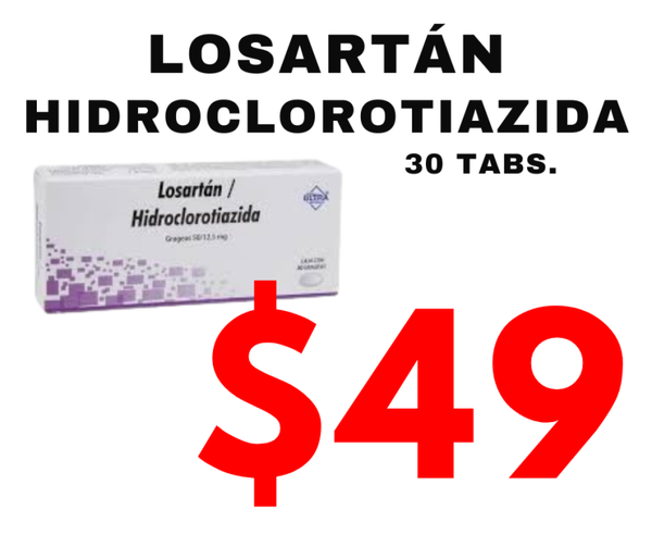 LOSARTÁN HIDROCLOROTIAZINA 50mg / 12.5mg