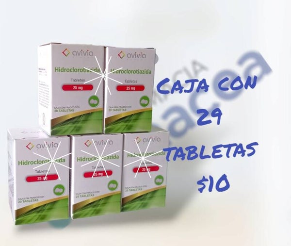 HIDROCLOROTIAZIDA 25mg