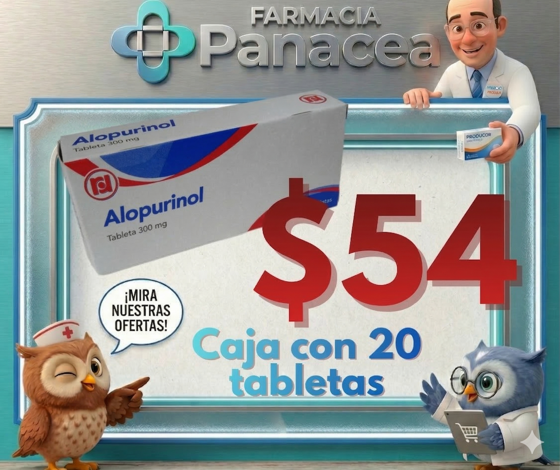 ALOPURINOL 300 mg