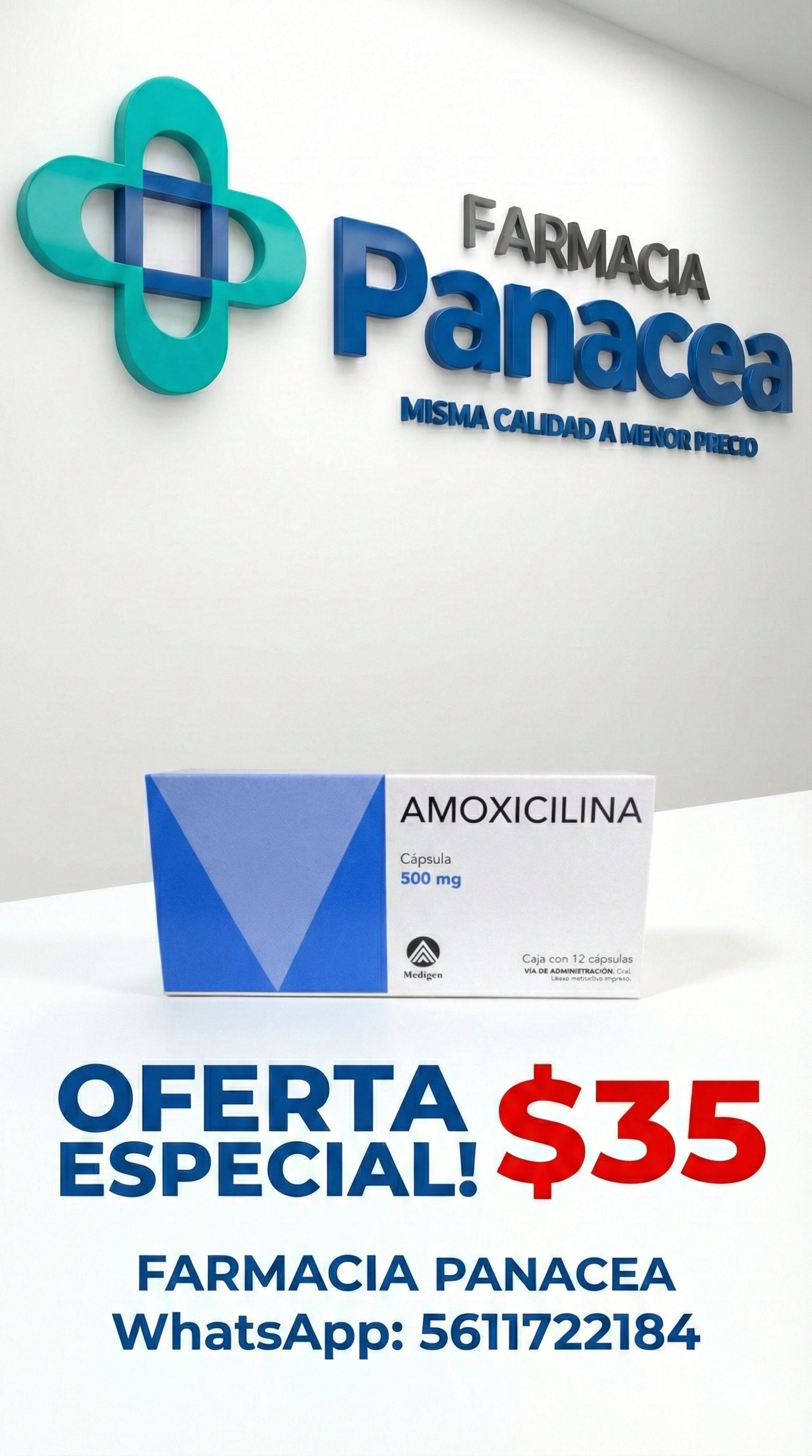 AMOXICILINA 500 mg