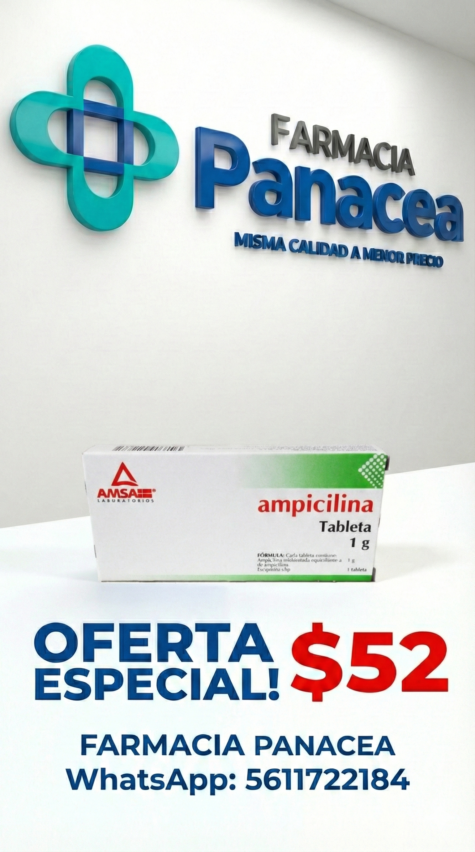 AMPICILINA 1 g