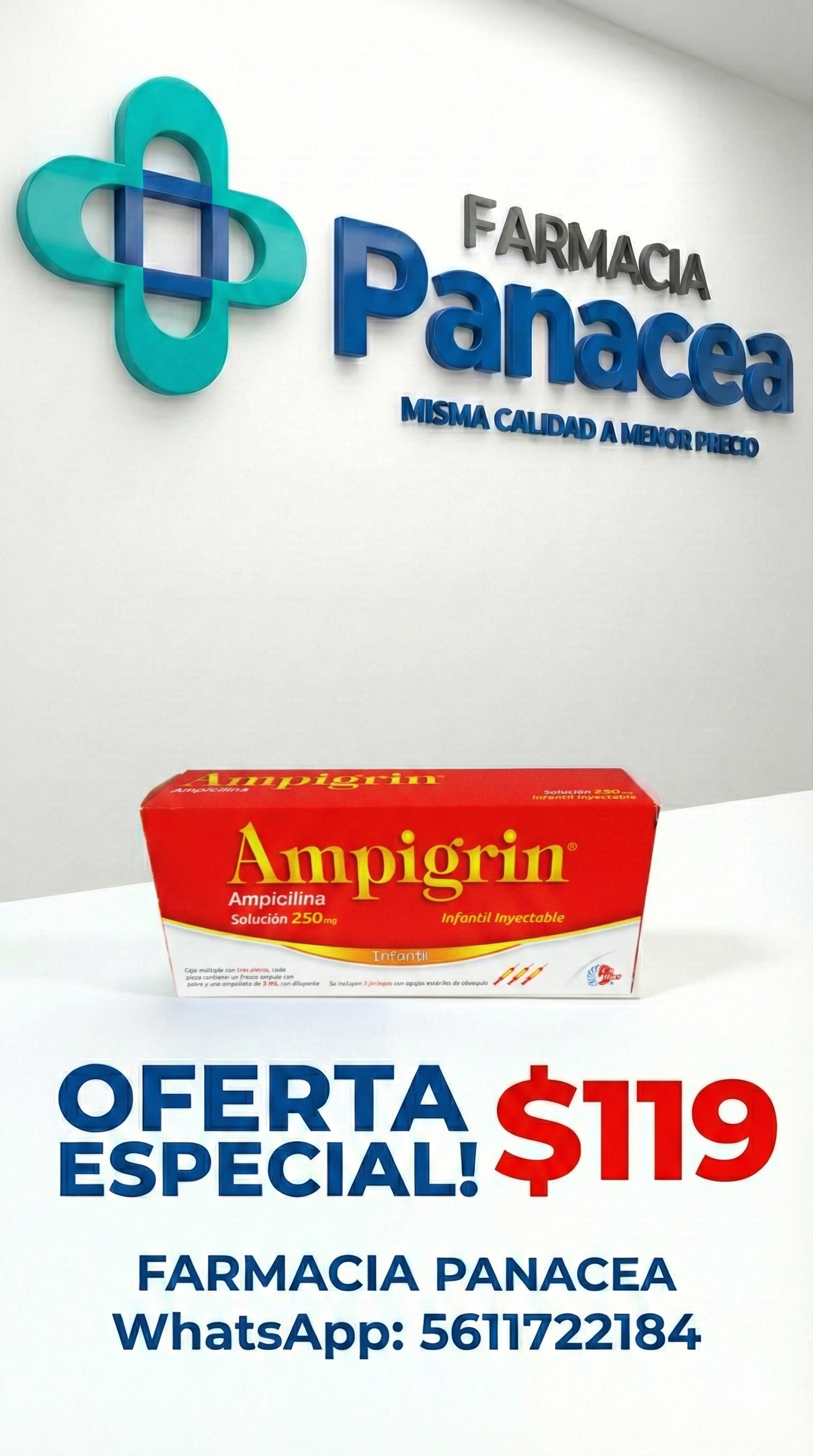 AMPICILINA 250 mg