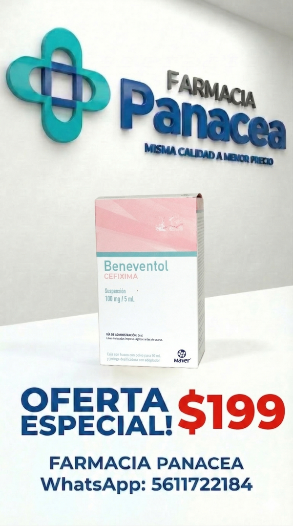 CEFIXIMA 100 mg/5 ml
