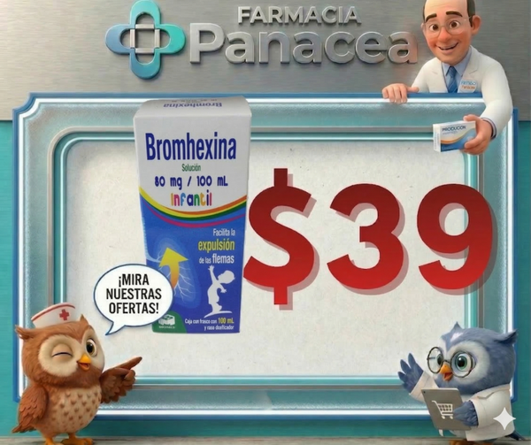 BROMHEXINA INFANTIL 80 mg/ 100 ml