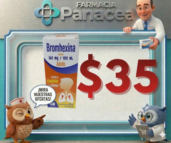 BROMHEXINA 160 mg/ 100 ml