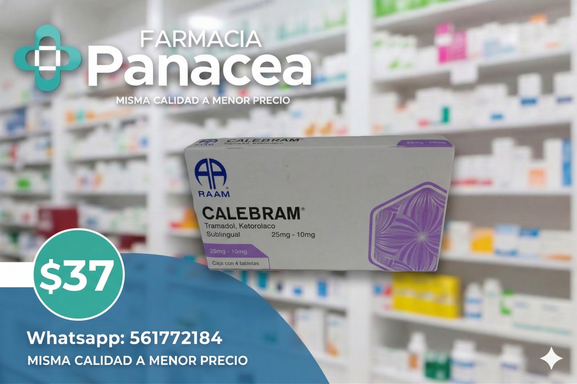 TRAMADOL, KETOROLACO 25 mg, 100 mg