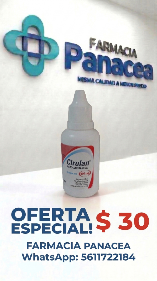 METOCLOPRAMIDA 400 mg