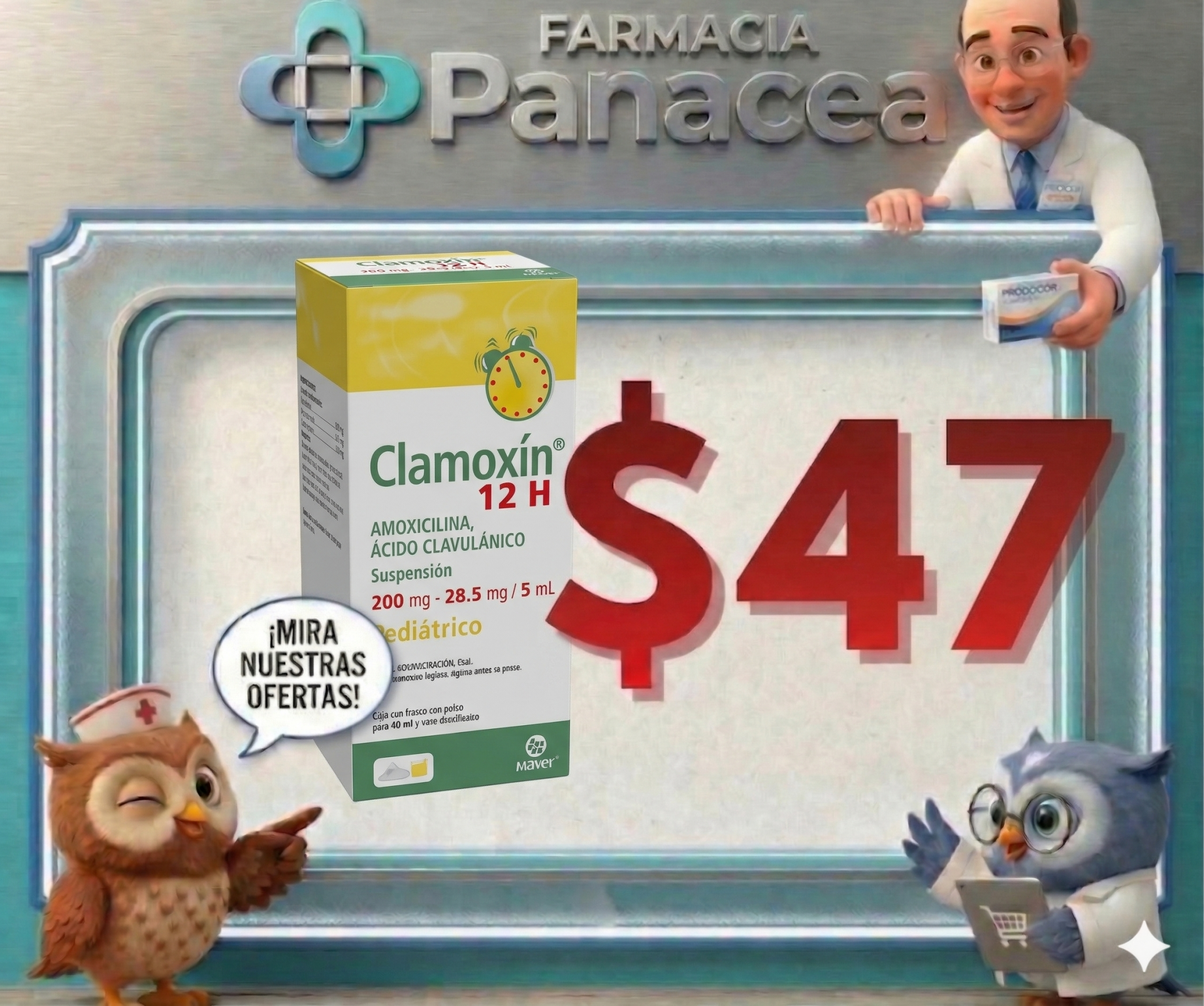 AMOXICILINA, ÁCIDO CLAVULÁNICO 200 mg/28.5 mg/5 ml