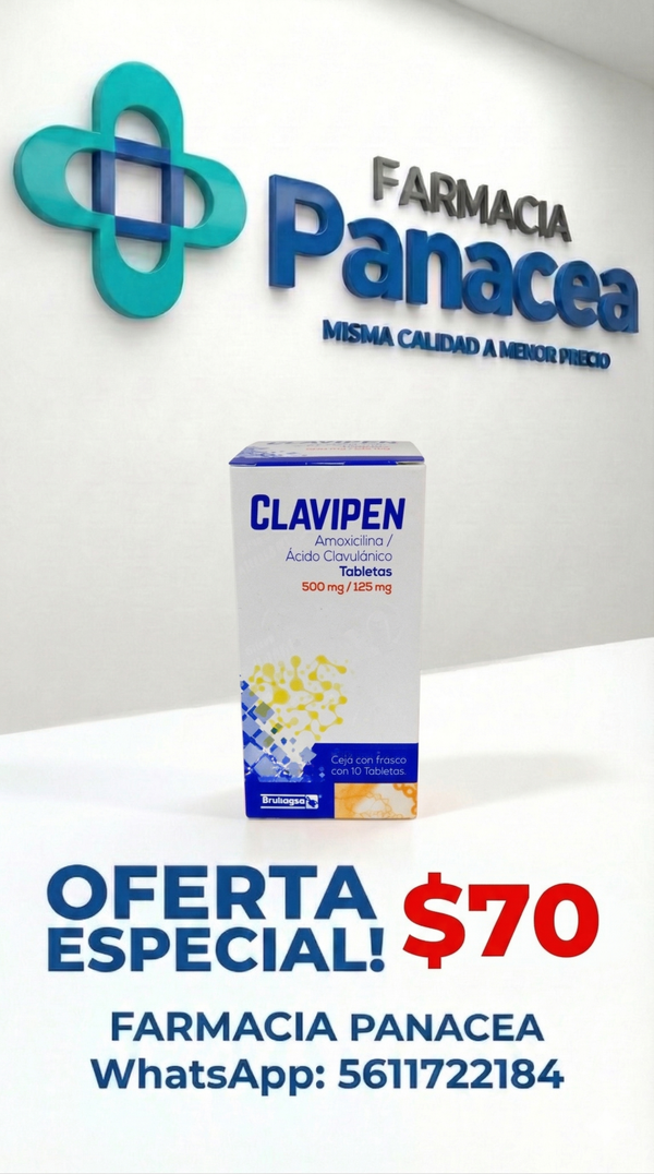 AMOXICILINA, ÁCIDO CLAVULÁNICO 500 mg/125 mg