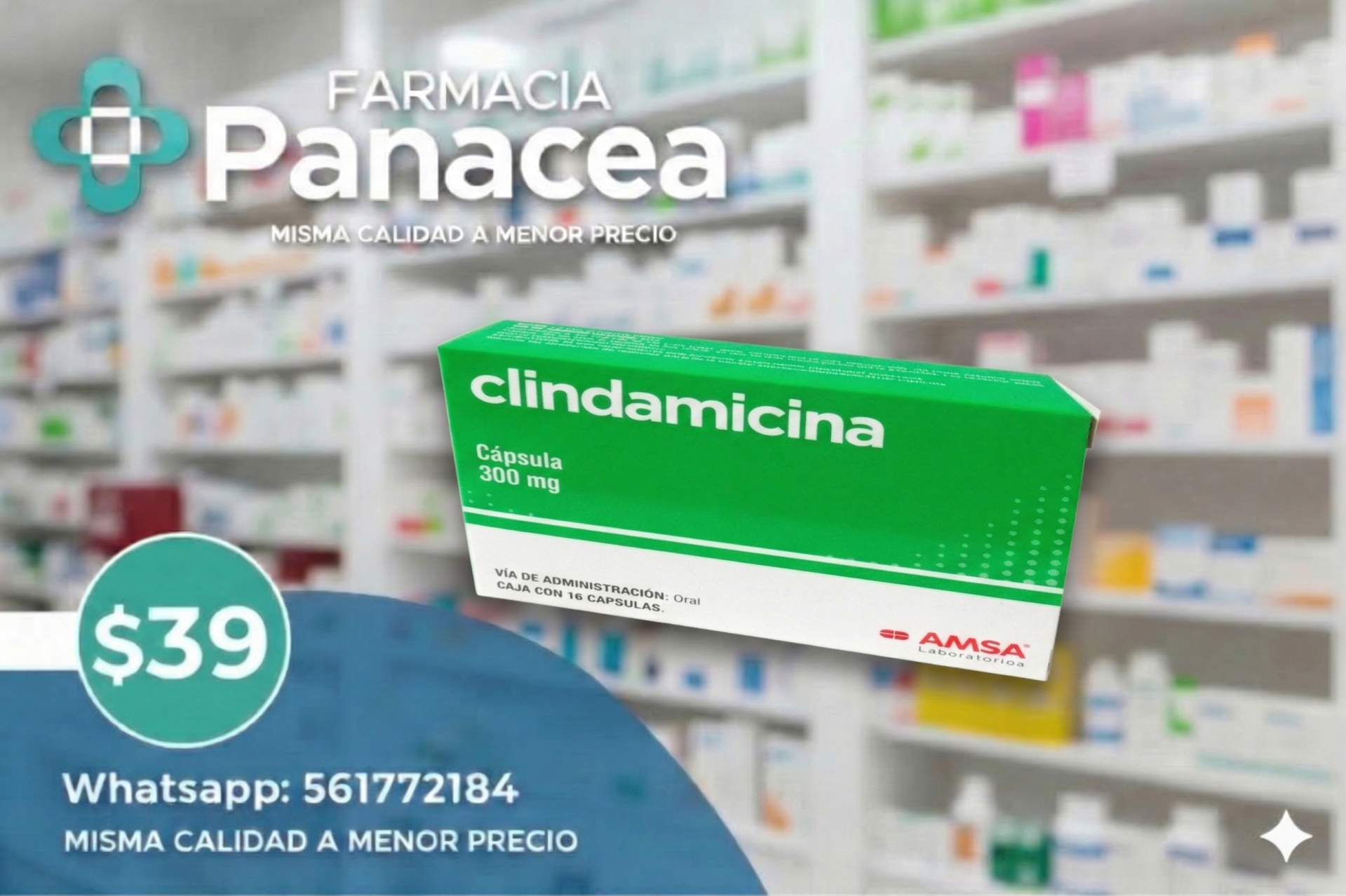 CLINDAMICINA 300 mg