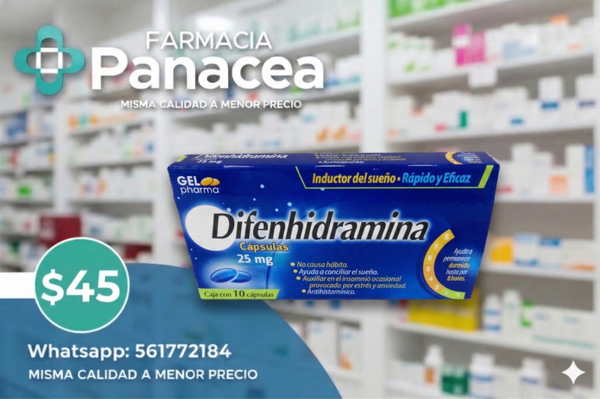 DIFENHIDRAMINA 25 mg
