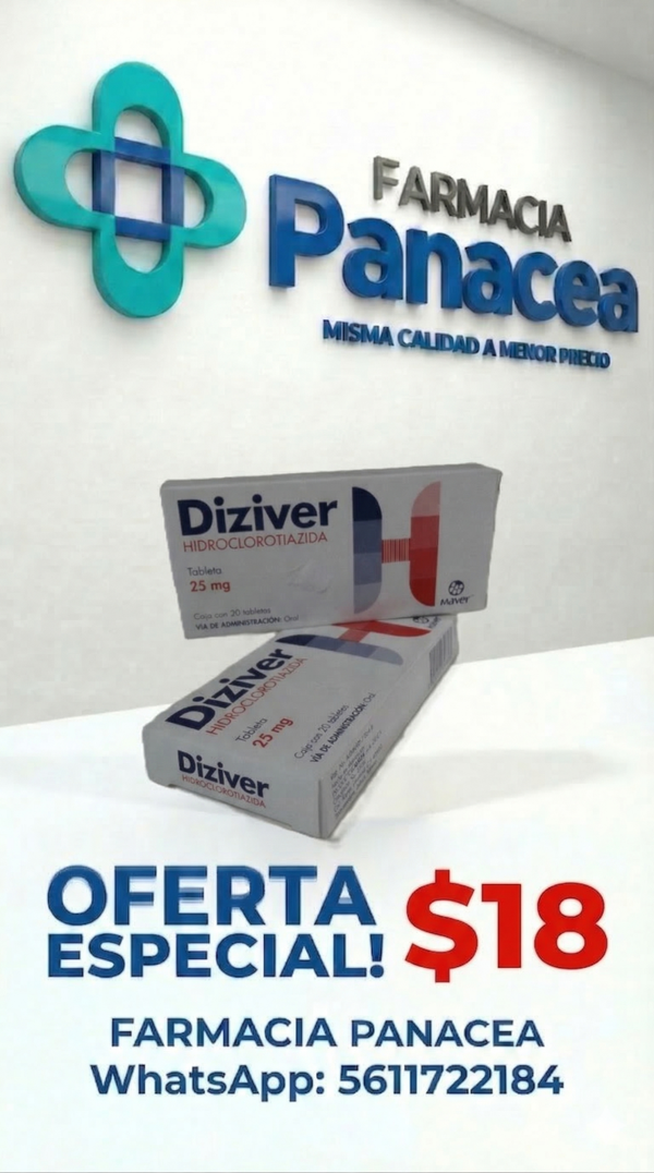 HIDROCLOROTIAZIDA 25mg