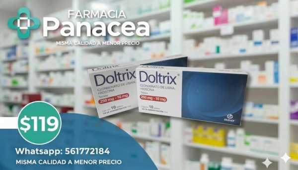 CLONIXINATO DE LISINA, HIOSCINA 250 mg/ 10 mg