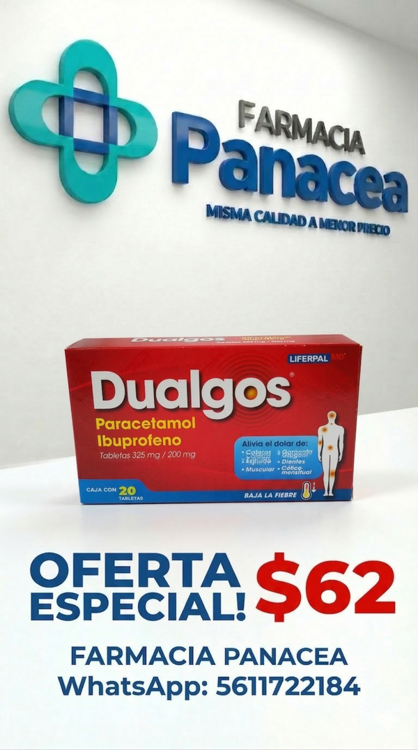 PARACETAMOL, IBUPROFENO 325 mg/200 mg