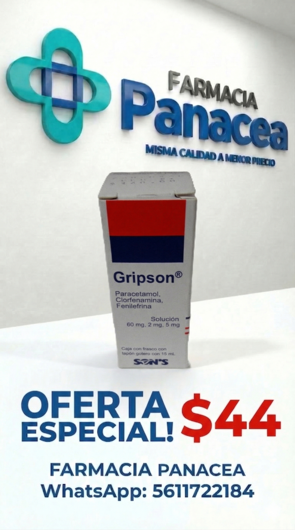 PARACETAMOL, CLORFENAMINA, FENILEFRINA 60 mg/2 mg/5 mg