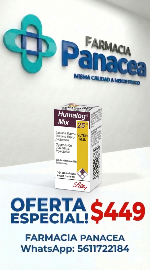 INSULINA LISPRO, INSULINA LISPRO PROTAMINA 100 UI/ml